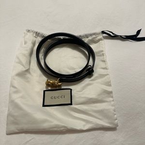 Women’s Gucci  leather belt
